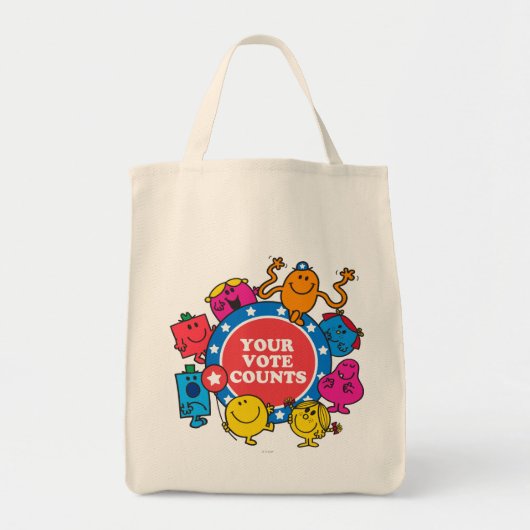 Je stem telt! tote bag (Voorkant)
