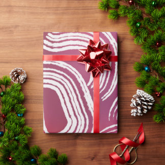 Je stempel roze drukken cadeaupapier