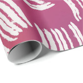 Je stempel roze drukken cadeaupapier (Rol Hoek)