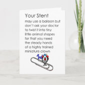 Je stent een grappig beterschapgedicht kaart (Voorkant)