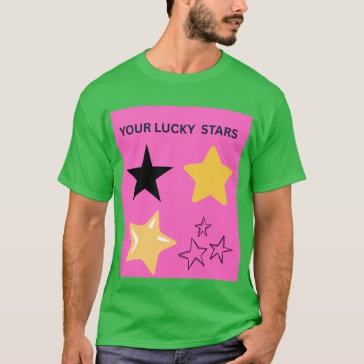 JE STERREN GELUK T-SHIRT (Voorkant)