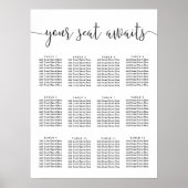 Je stoel wacht | Schema voor weddenschappen Poster (Voorkant)