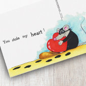 JE STOPT MIJN HARTELIJK briefkaart DOOR Nicole Jan