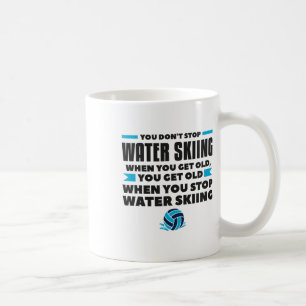 Je Stopt Niet Met Waterskiën Als Je Oude Skiër Wor Koffiemok