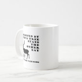 Je Stuurde Grappige Jachtmok Koffiemok (Voorkant links)