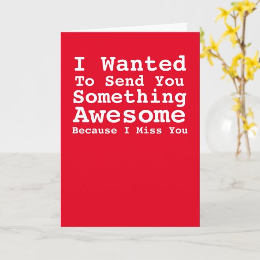 Je stuurt iets Geweldige door je. Kaart (Gele Bloem)