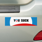 JE SUCK BUMPERSTICKER (Op auto)