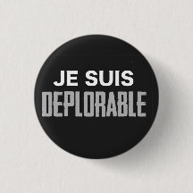 Je Suis betreurenswaardige Button (ronde)
