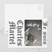 Je Suis Charles Martel (afbeelding) Briefkaart (Voorkant / Achterkant)