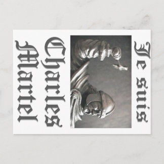 Je Suis Charles Martel (afbeelding) Briefkaart