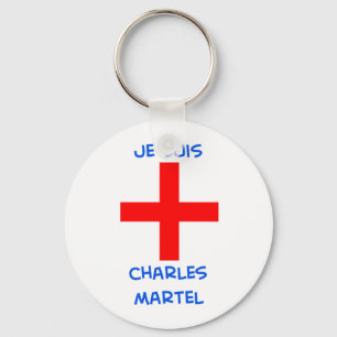 je suis charles martel crusader cross sleutelhanger