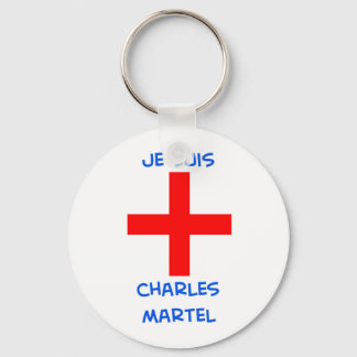 je suis charles martel crusader cross sleutelhanger