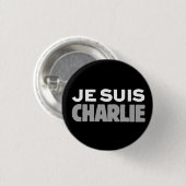 Je Suis Charlie-ik ben Charlie-Universal Slogan Ronde Button 3,2 Cm (Voorkant /achterkant)