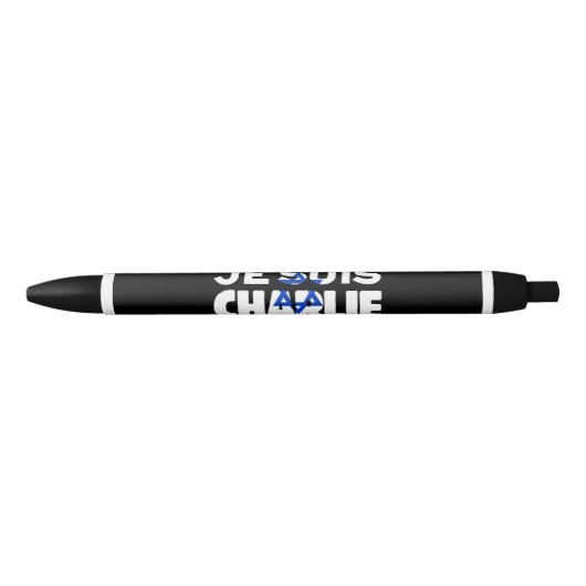 Je Suis Charlie - Israël Zwarte Inkt Pen (Voorkant)