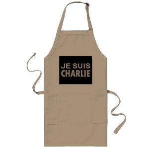JE SUIS CHARLIE - mensen van nationale eenheid Lang Schort