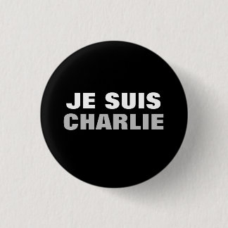 Je Suis Charlie OS Ronde Button 3,2 Cm
