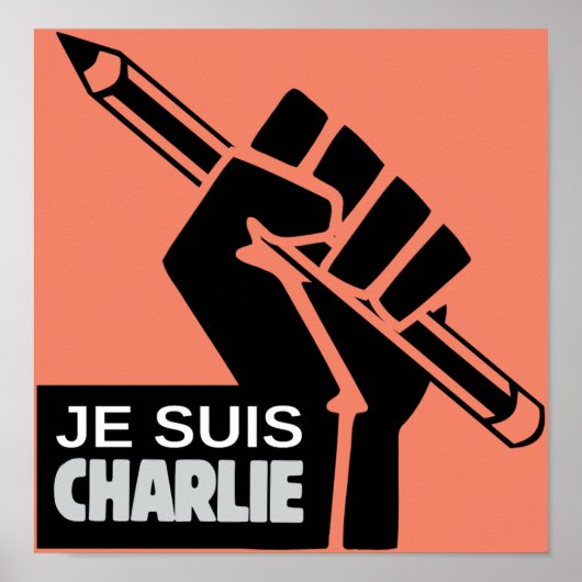 Je suis Charlie Poster (Voorkant)