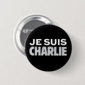 Je Suis Charlie Ronde Button 5,7 Cm (Voorkant /achterkant)