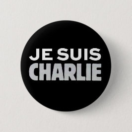 Je Suis Charlie Ronde Button 5,7 Cm