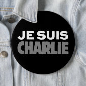 Je Suis Charlie Ronde Button 6,0 Cm (In situ)