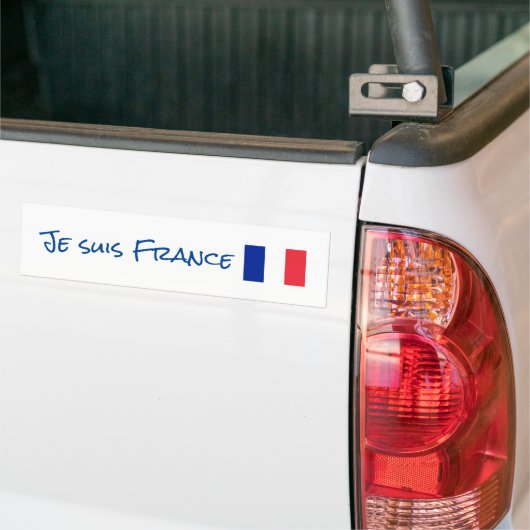 Je suis France Bumpersticker (Op Truck)