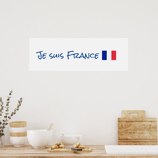Je suis France Poster (Keuken)