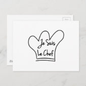 Je Suis Le Chef Briefkaart (Voorkant / Achterkant)