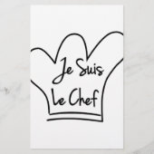 Je Suis Le Chef Briefpapier (Voorkant)