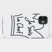 Je Suis Le Chef Case-Mate iPhone Case (Achterkant (horizontaal))