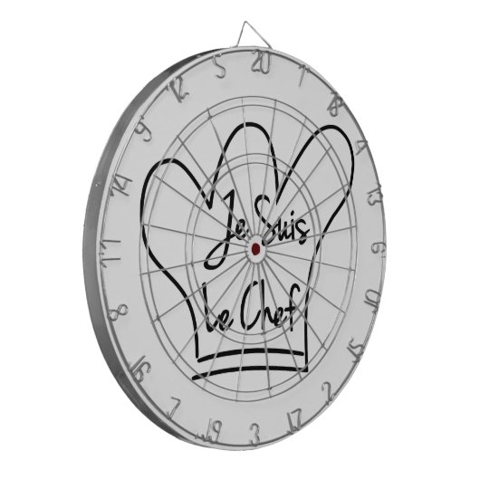 Je Suis Le Chef Dartbord (Voorkant Links)