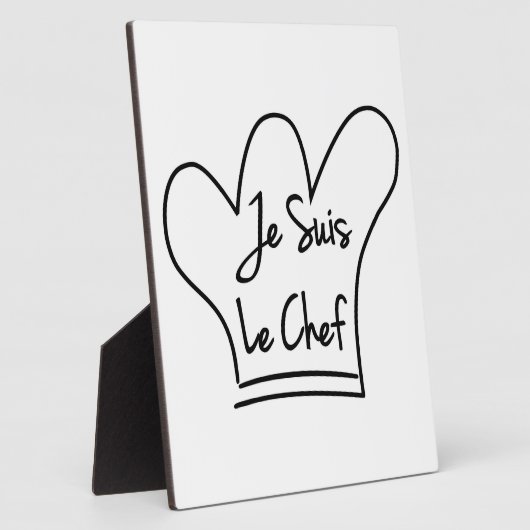 Je Suis Le Chef Fotoplaat (Zijkant)