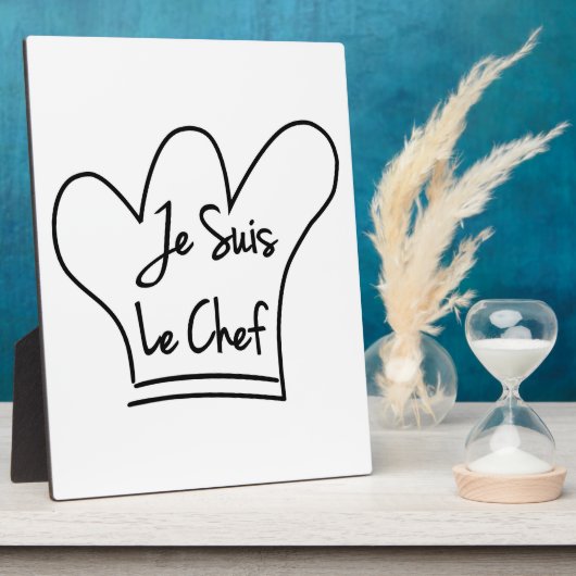 Je Suis Le Chef Fotoplaat (Zijkant)