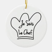 Je Suis Le Chef Keramisch Ornament (Voorkant)