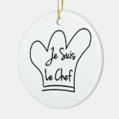 Je Suis Le Chef Keramisch Ornament (Links)