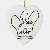 Je Suis Le Chef Keramisch Ornament (Rechts)