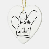 Je Suis Le Chef Keramisch Ornament (Links)