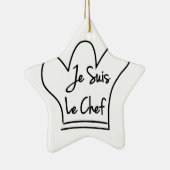 Je Suis Le Chef Keramisch Ornament (Rechts)
