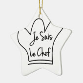 Je Suis Le Chef Keramisch Ornament (Links)
