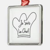 Je Suis Le Chef Metalen Ornament (Links)