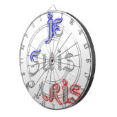 Je suis Paris Art Print Dartbord (Voorkant Rechts)