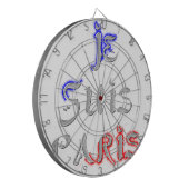 Je suis Paris Art Print Dartbord (Voorkant Links)