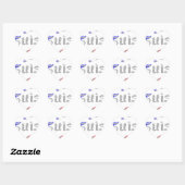 Je suis Paris Art Print Hart Sticker (Vel)