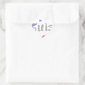 Je suis Paris Art Print Hart Sticker (Tas)
