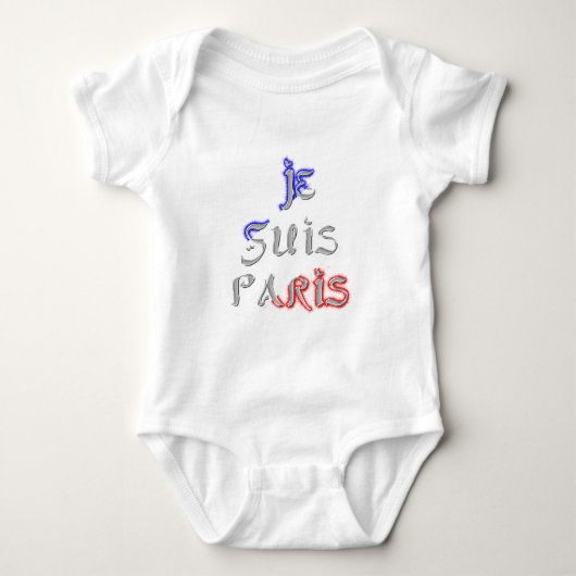 Je suis Paris Art Print Romper (Voorkant)
