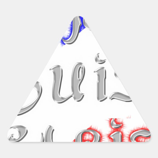 Je suis Paris Art Print Sticker (Voorkant)
