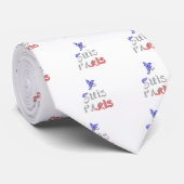 Je suis Paris Art Print Stropdas (Opgerold)