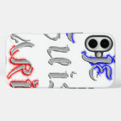 Je Suis Paris Ik hou van Parijs Case-Mate iPhone Case (Achterkant (horizontaal))