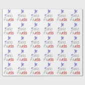 Je suis Paris Ik hou van Parijs Tekst Kunst Print Cadeaupapier (Vlak)