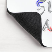 Je suis Paris Ik hou van Parijs Tekst Kunst Print Muismat (Hoek)