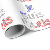 Je Suis Paris Kunstprint Cadeaupapier (Rol Hoek)